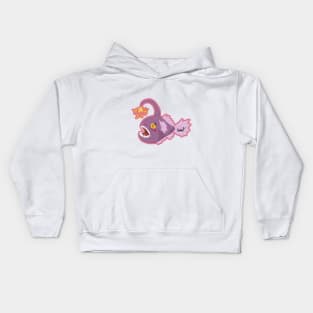 Anime-girl Angler fish Kids Hoodie